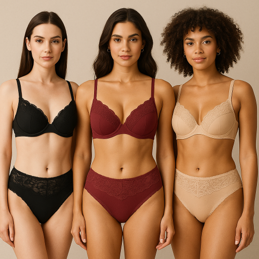 Modelos usando lingerie